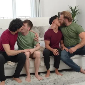 The Twink Education: Brogan & Sebastian Teach Luca & Damian Gay Porn