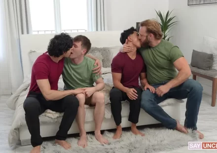 The Twink Education: Brogan & Sebastian Teach Luca & Damian Gay Porn