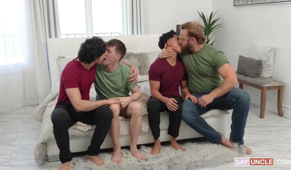 The Twink Education: Brogan & Sebastian Teach Luca & Damian Gay Porn