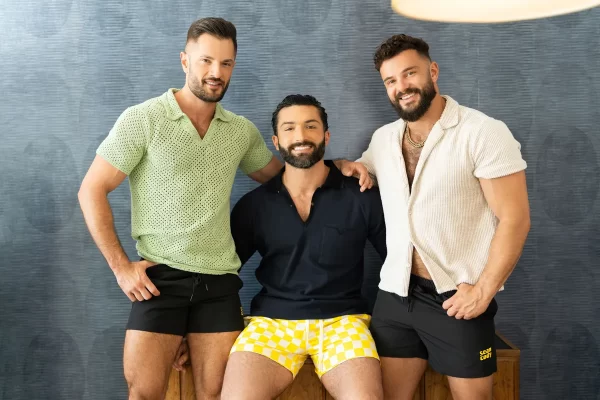 Three-way Muscle-Hunk Fever with Hayden, Paolo & Zac Gay Porn 9