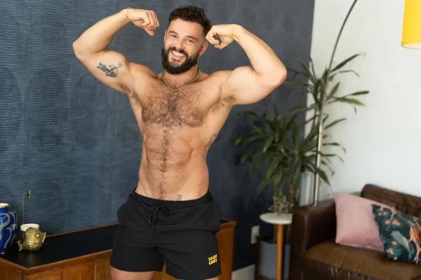 Three-way Muscle-Hunk Fever with Hayden, Paolo & Zac Gay Porn 7