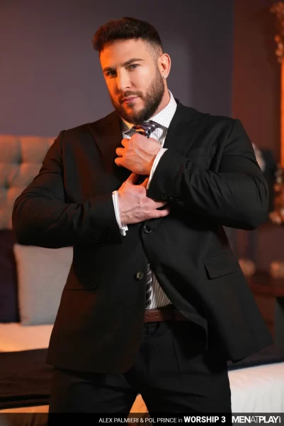 Worship: Alex Palmieri's Surrender to Pol Prince's Dominance Gay Porn 15