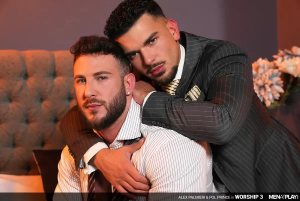 Worship: Alex Palmieri's Surrender to Pol Prince's Dominance Gay Porn 6