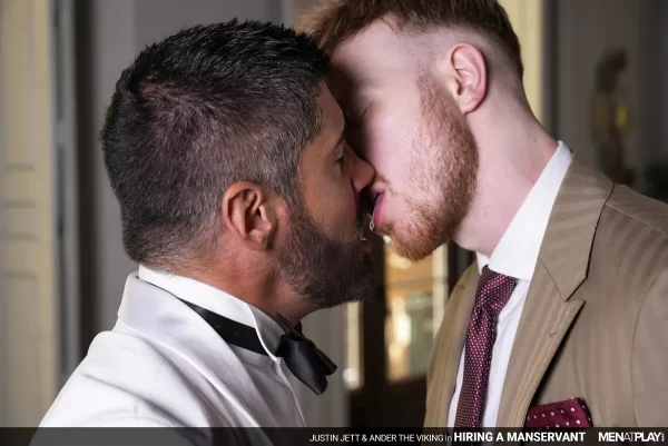 Ander the Viking Welcomes Justin Jett to His Manor Gay Porn 5