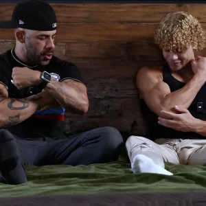 Lucky Ken Ott Eats Hatler’s Big, Hairy Treat Austin Wilde Welcomes Luca Summers to Guys In Sweatpants Gay Porn