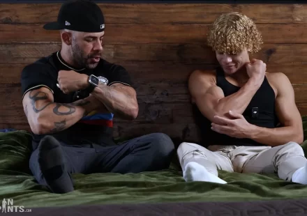 Austin Wilde Welcomes Luca Summers to Guys In Sweatpants Gay Porn