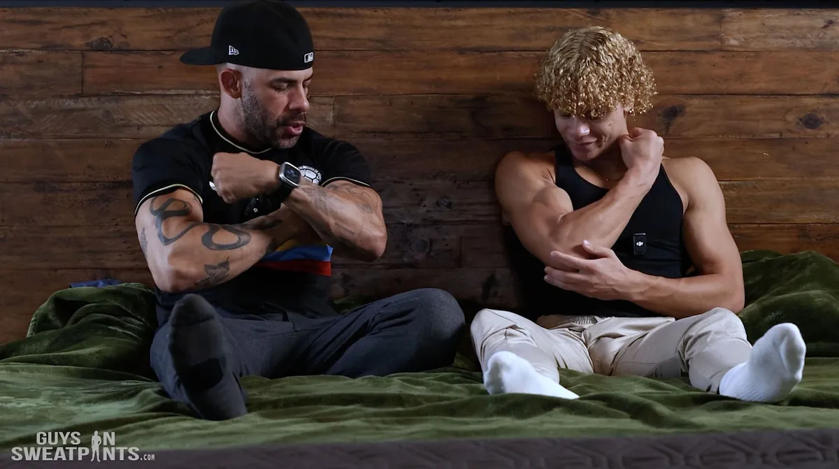 Austin Wilde Welcomes Luca Summers to Guys In Sweatpants Gay Porn