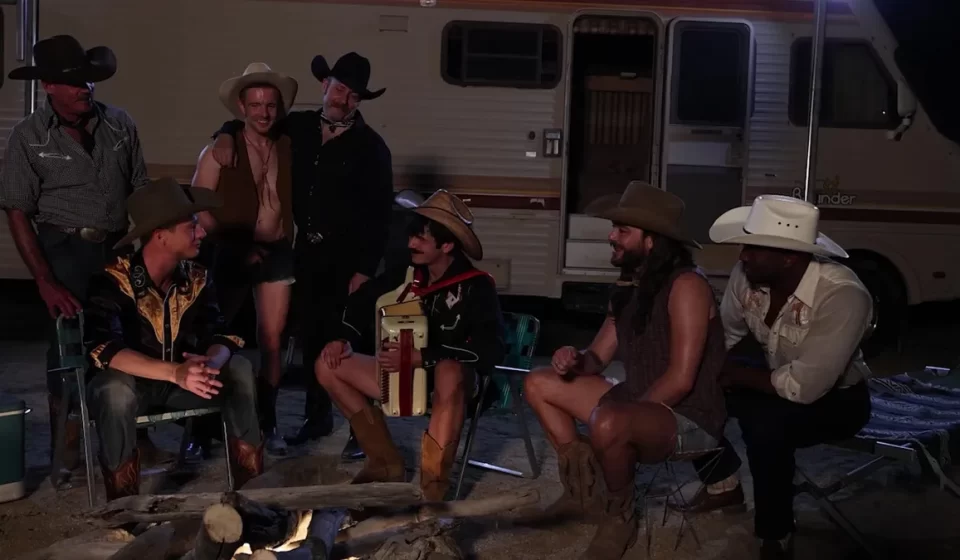 Drifters: Campfire Orgy with Sean Xavier & Joel Someone Gay Porn