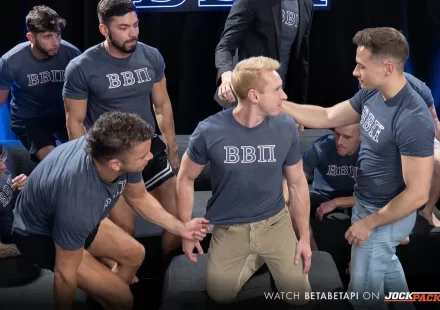 Grayson Cole's First cum-Dump With BetaBetaPi's Brothers Gay Porn