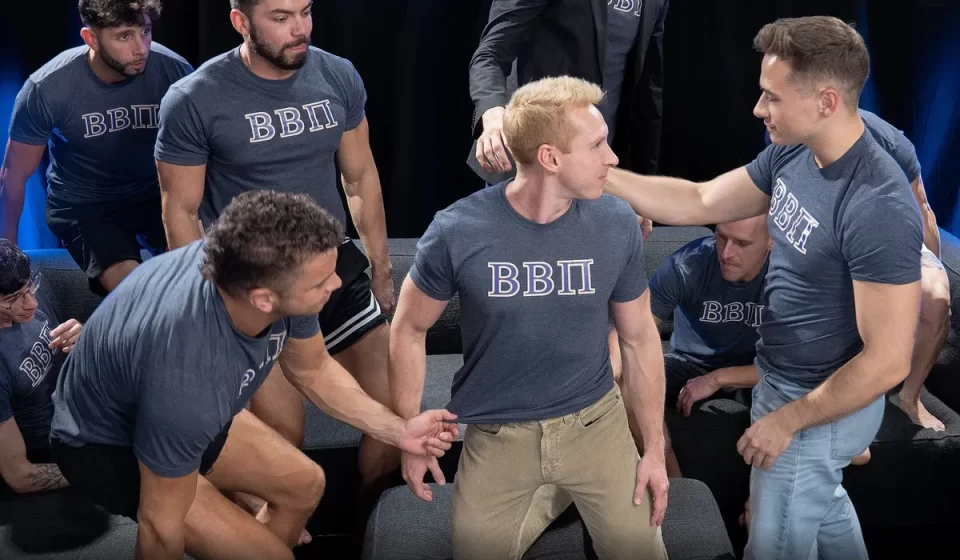 Grayson Cole's First cum-Dump With BetaBetaPi's Brothers Gay Porn