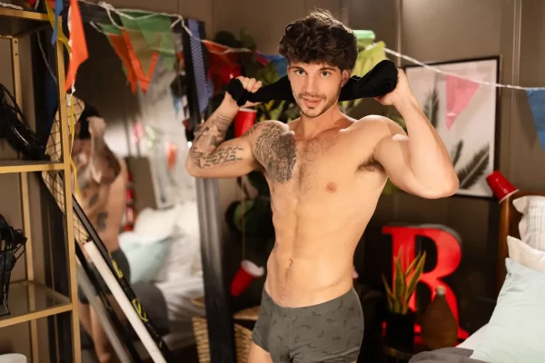 Here Cums The Sock: Danny Fantasy, Leo Levine & Mike Monroe Gay Porn 9