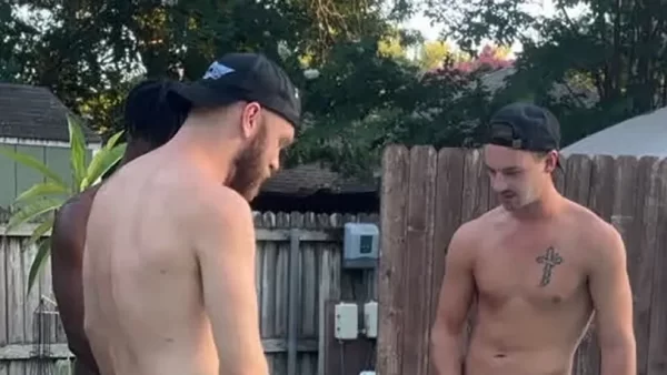 It's On Again! Peter Marcus, X & Yurboyant's Poolside Party Gay Porn