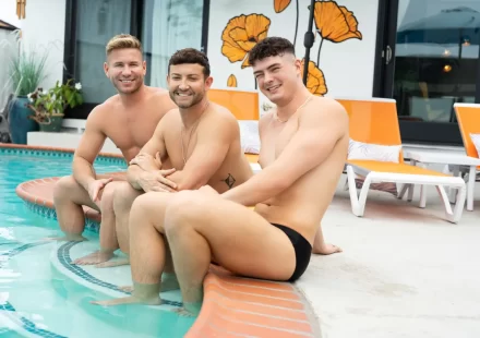 James Ash, Koaty Blayne, and Sumner's Wet Delight Gay Porn