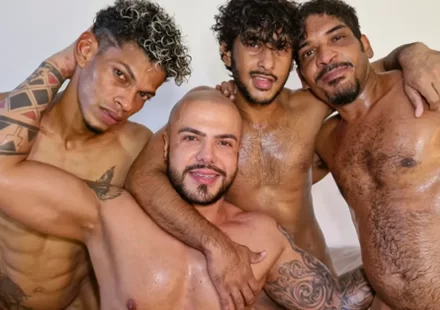 Pigs is Pigs: One Thirsty Bottom, Four Horny Tops Pigs is Pigs: One Thirsty Bottom, Four Horny Tops Gay Porn