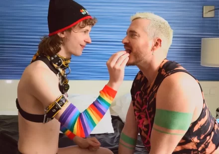 Pup Davey & Axel Abysse’s Fist Each Other In Candy Pup Davey & Axel Abysse's Fist Each Other In Candy Gay Porn
