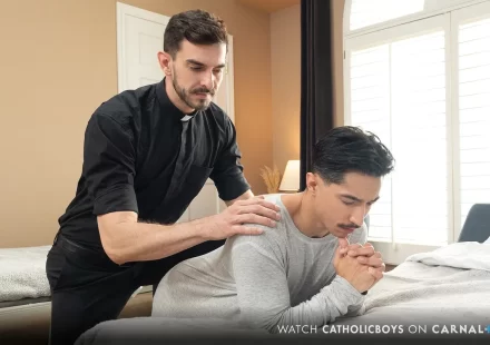 To Sin Is So Nice: Guy Spencer and Lucky Cruz - CatholicBoys Gay Porn