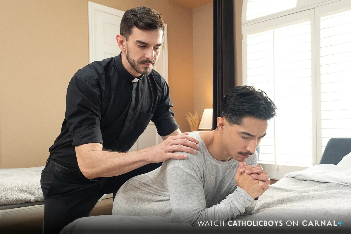 To Sin Is So Nice: Guy Spencer and Lucky Cruz - CatholicBoys Gay Porn