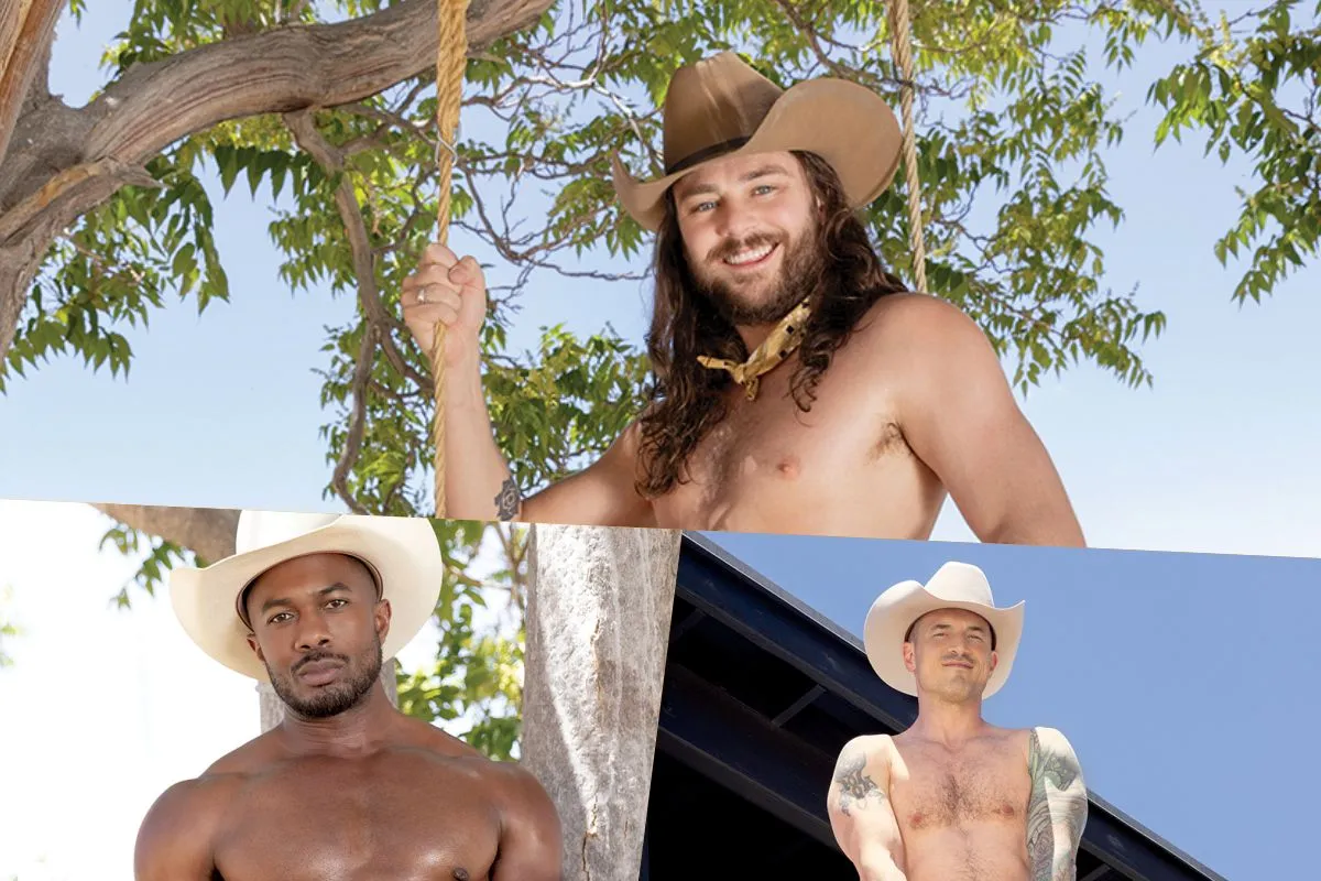 Triple-X Wild West Ride With Adonis, Xavier, & Derek Kage 5 Triple-X Wild West Ride With Adonis, Xavier, & Derek Kage Gay Porn