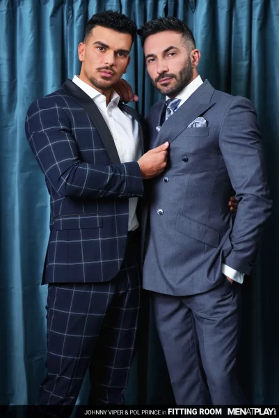 Watch Johnny Viper & Pol Prince Suit Up and Go Deep Gay Porn 12