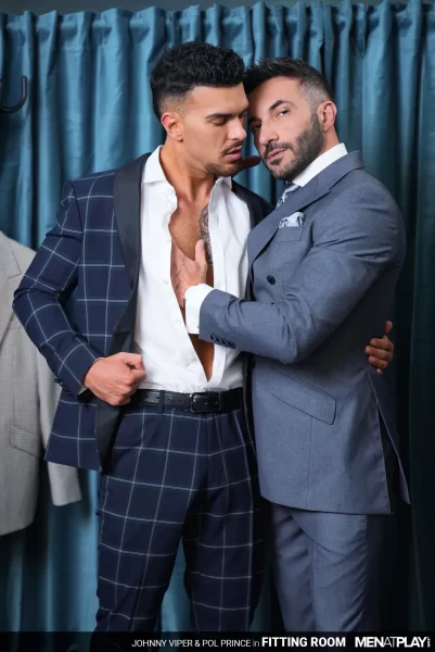 Watch Johnny Viper & Pol Prince Suit Up and Go Deep Gay Porn 2