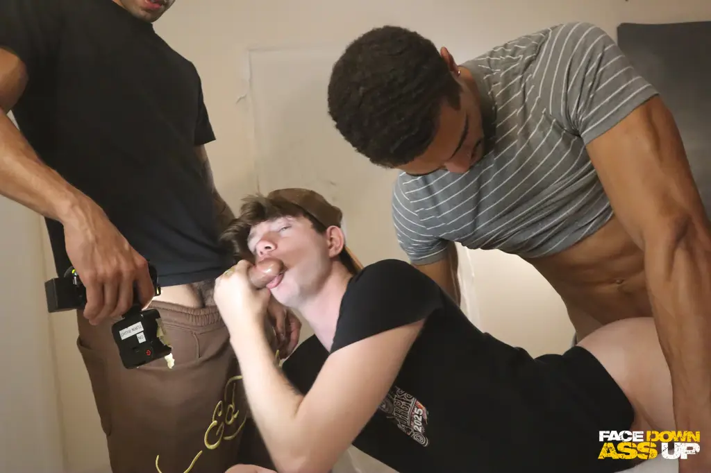 Angel, Blake, Cassius, and J Breed Kyle at FaceDownAssUp Gay Porn 6