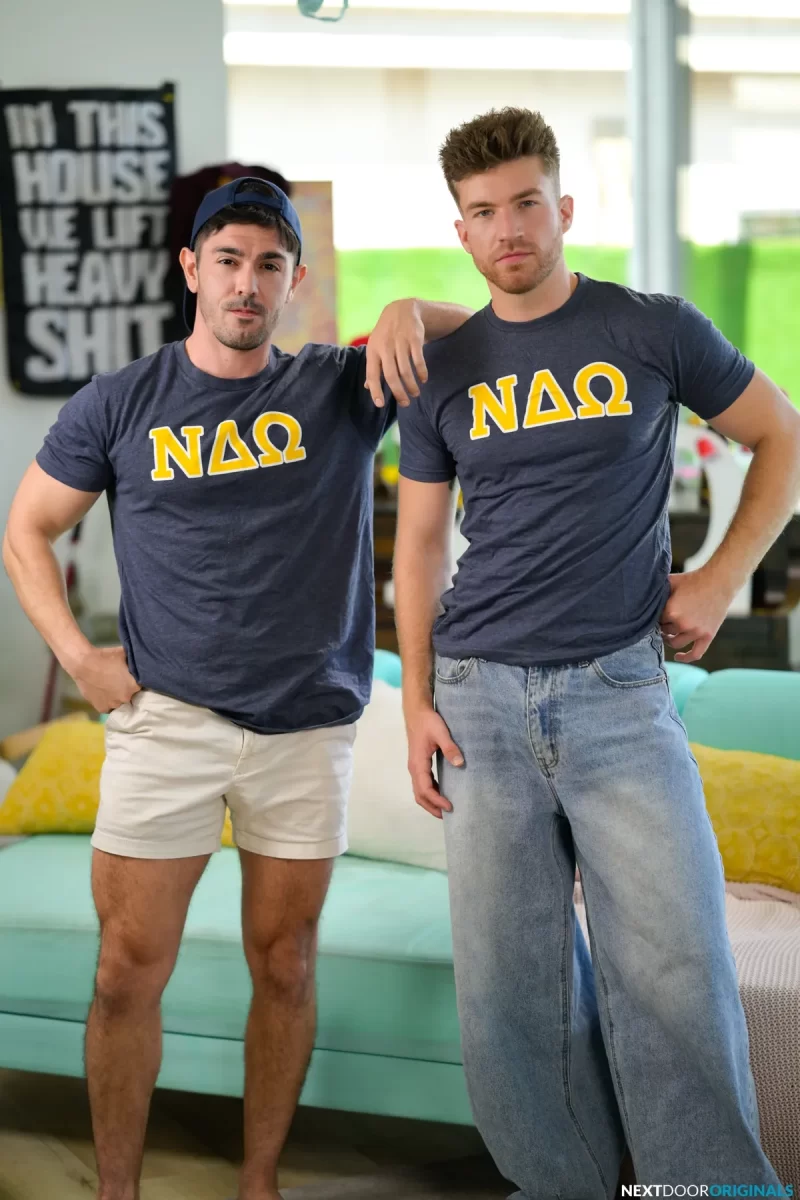 ASGmax Presents Nico Coopa & Carter Collins' Frat Hookup Gay Porn 5