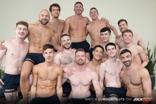 CumDumpSluts Unveils Chase Dreams' Wild Gang Bang Debut! Gay Porn