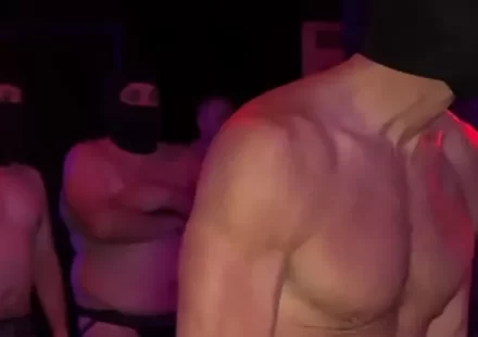 Cumpetition Orgy Gets Messy with Masked Men Cumpetition Orgy Gets Messy with Masked Men Gay Porn