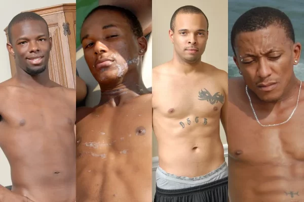 EdwardJames With a Sizzling Ebony Gay Porn Foursome Gay Porn