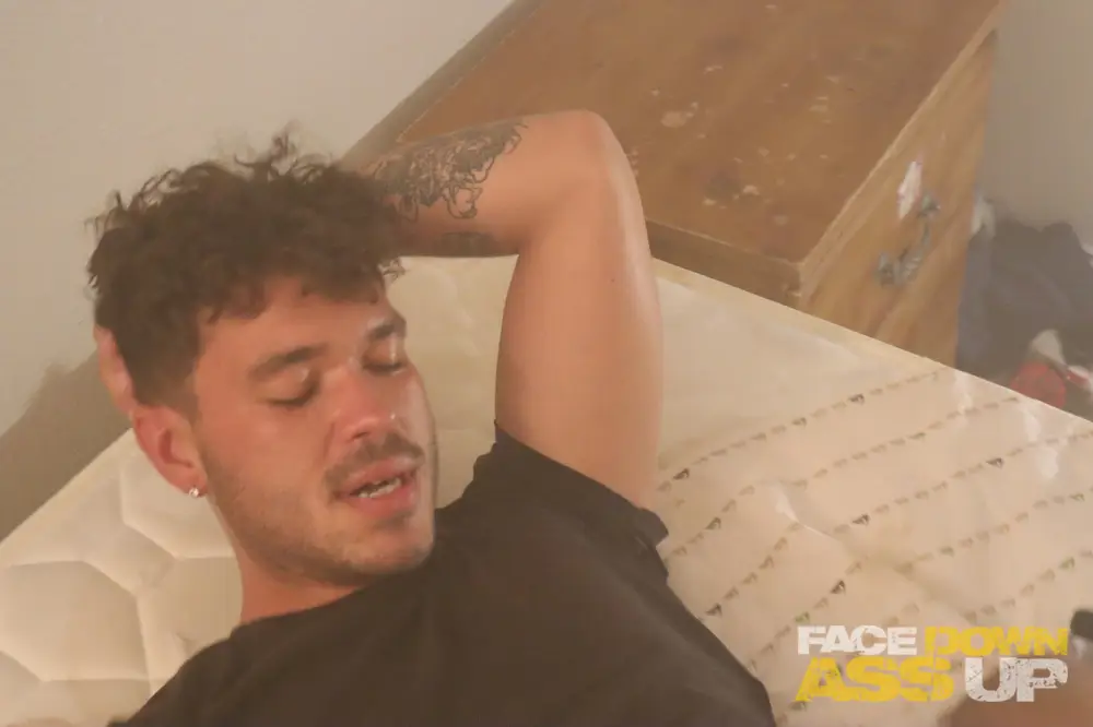 Face Down Ass Up: Raw Threesome With Alex and Two Tops Gay Porn