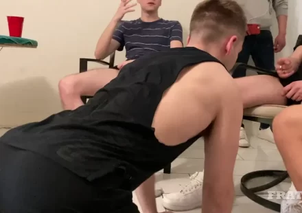 FratX’s Hot New Scene: Blondes Get Wrecked by Horny Bros FratX's Hot New Scene: Blondes Get Wrecked by Horny Bros Gay Porn
