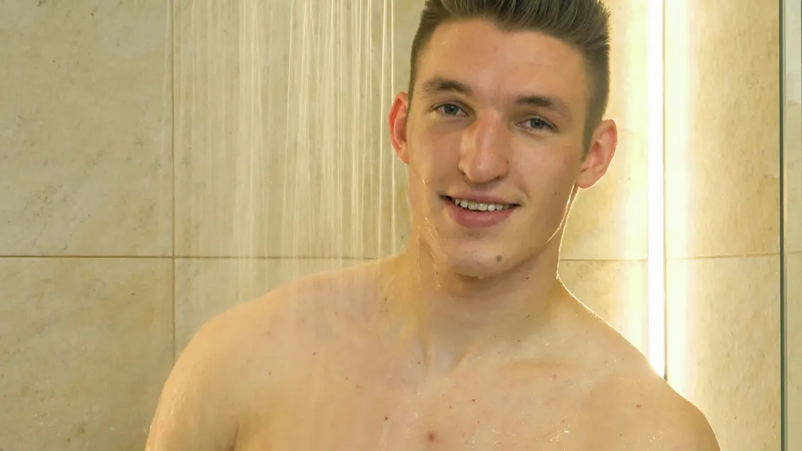 FreshMen’s Lucien Morel: Solo Shower Show-Off FreshMen's Lucien Morel: Solo Shower Show-Off Gay Porn