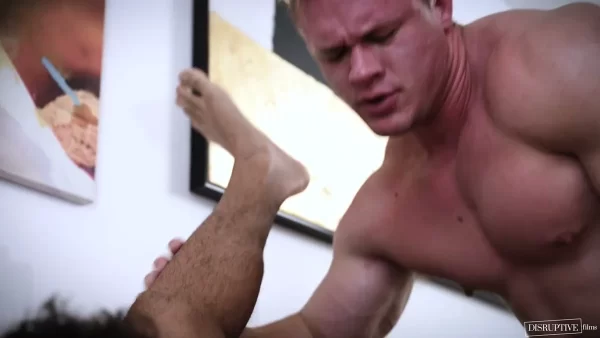 Gymbo Debuts Bareback with Brandon Dallas on Disruptive Films Gay Porn 8