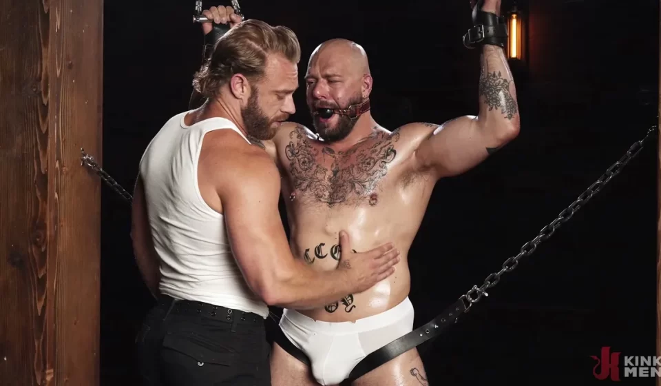 KinkMen: Brogan Dominates Gunnar Gates in Intense BDSM Play KinkMen: Brogan Dominates Gunnar Gates in Intense BDSM Play Gay Porn