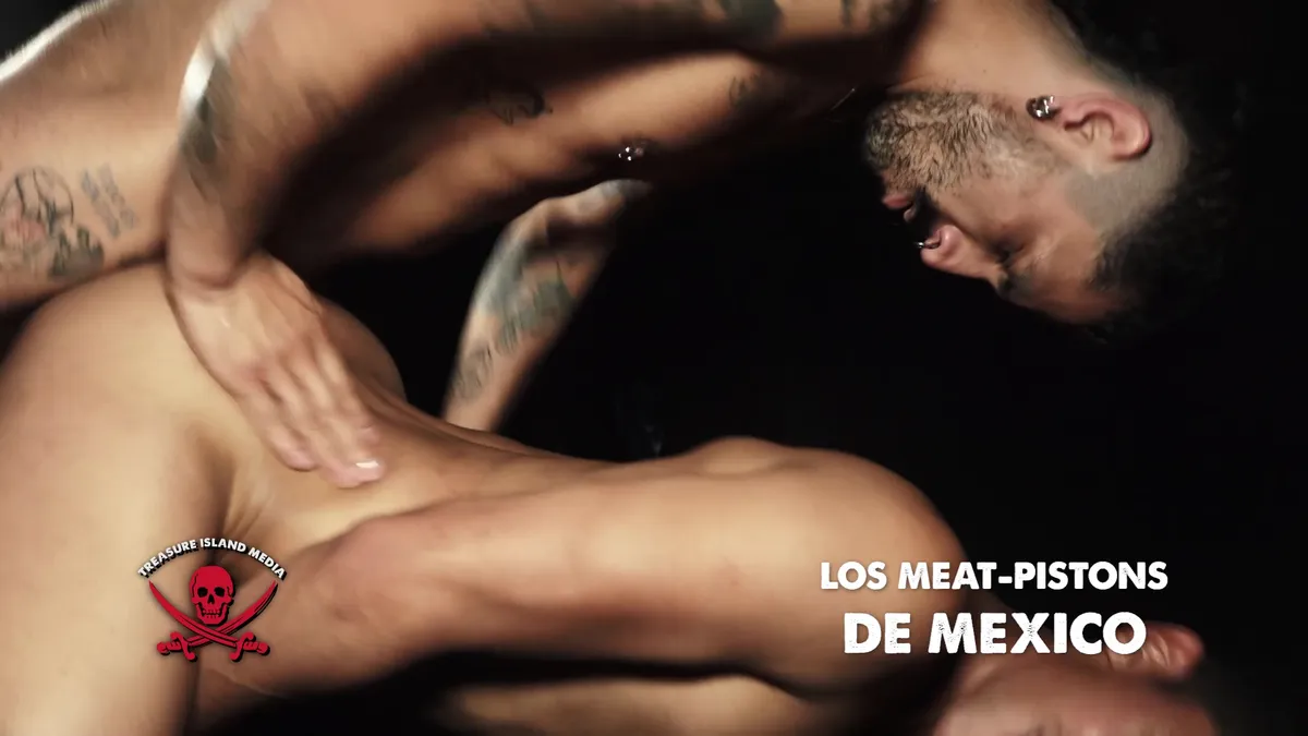 Los Meat-pistons De Mexico: Angel and Humo's Sticky Ride Gay Porn 8