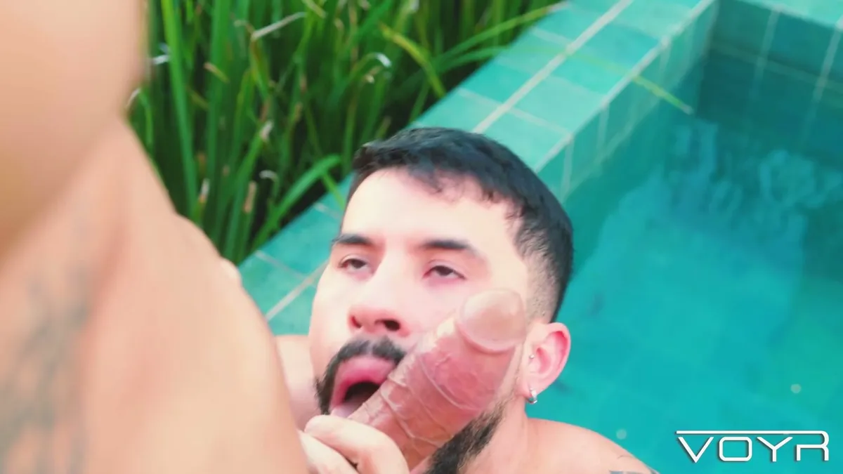 Markin Wolf Rams Kauan Bareback in Steamy Poolside Fun 13 Markin Wolf Rams Kauan Bareback in Steamy Poolside Fun Gay Porn 12
