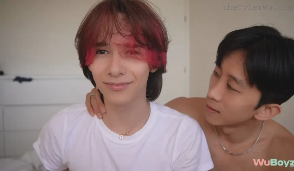 Nani Fucks Chastity-Caged Tyler Wu in Midday Quickie Nani Fucks Chastity-Caged Tyler Wu in Midday Quickie Gay Porn