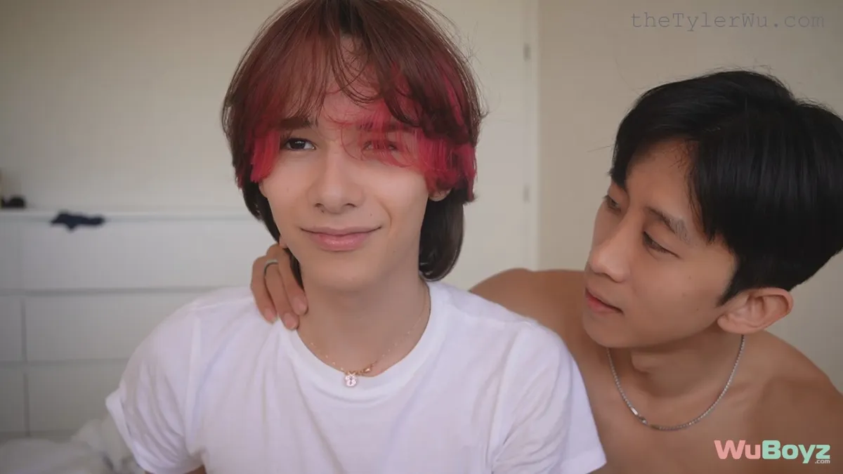 Nani Fucks Chastity-Caged Tyler Wu in Midday Quickie Gay Porn