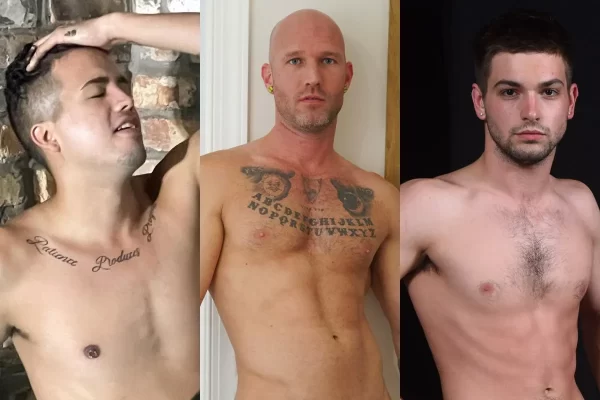 One Lucky Bottom: Johnny Bandera x Johnny Rapid & Vin Roxx Gay Porn