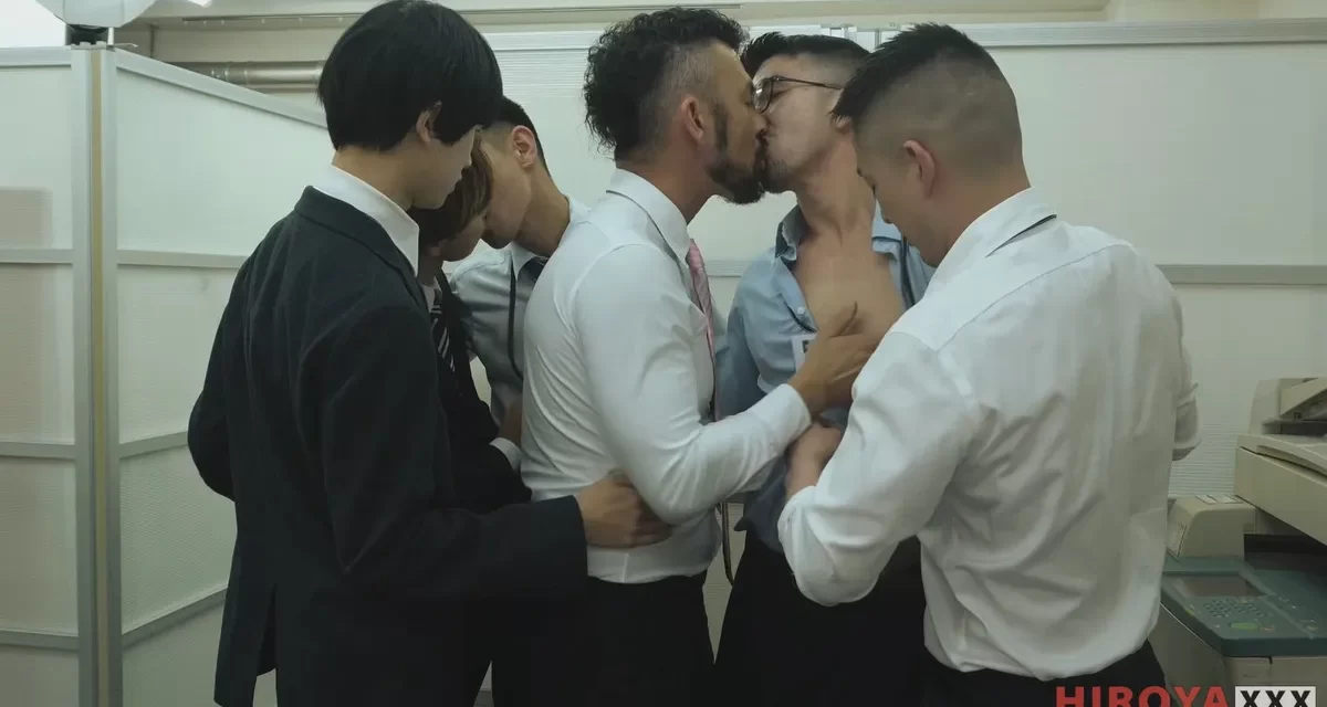 Panasodick-Orgy: Hiroya and Daniel's Office Adventure Gay Porn