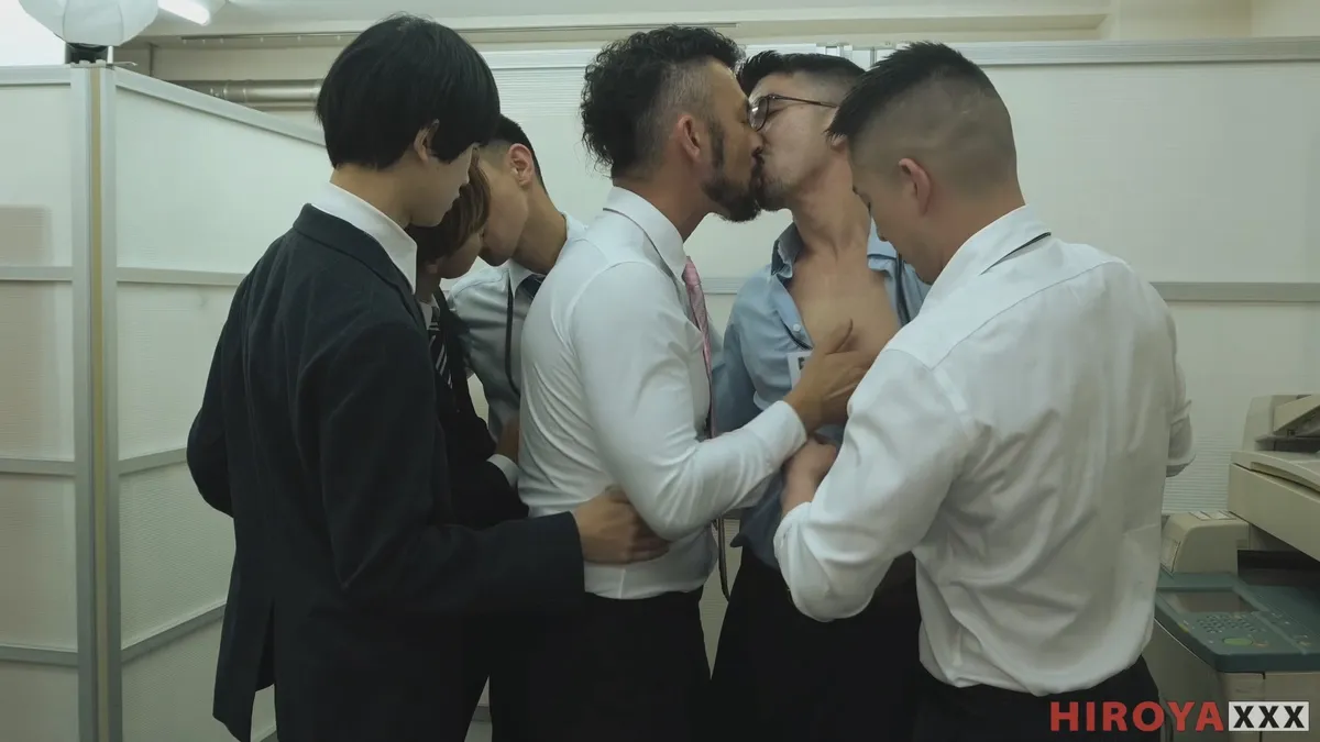 Panasodick-Orgy: Hiroya and Daniel's Office Adventure Gay Porn