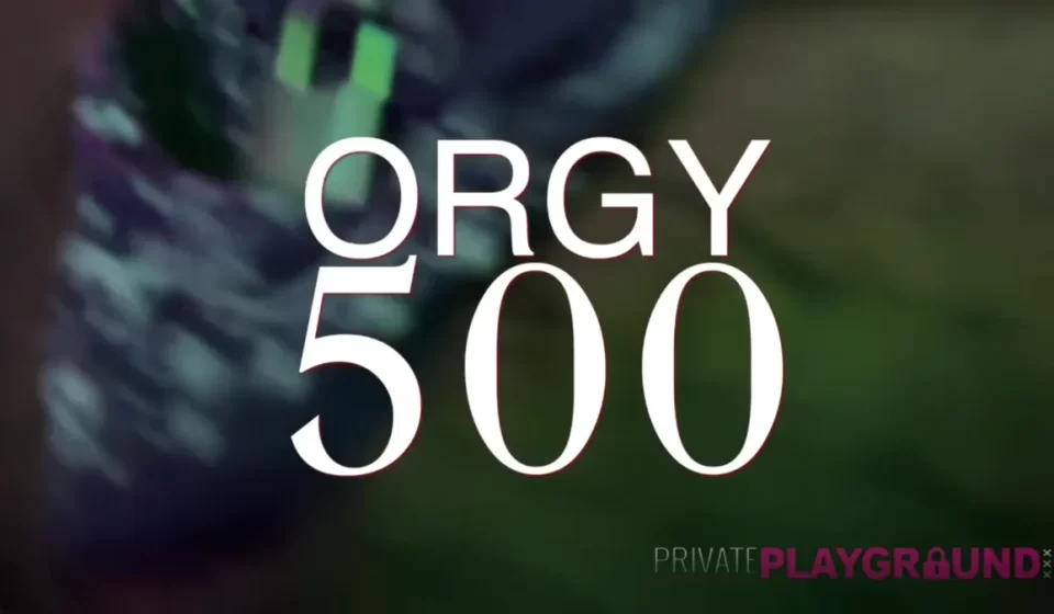 Private Playground XXX Celebrates 500 Orgies with a Live Party Gay Porn