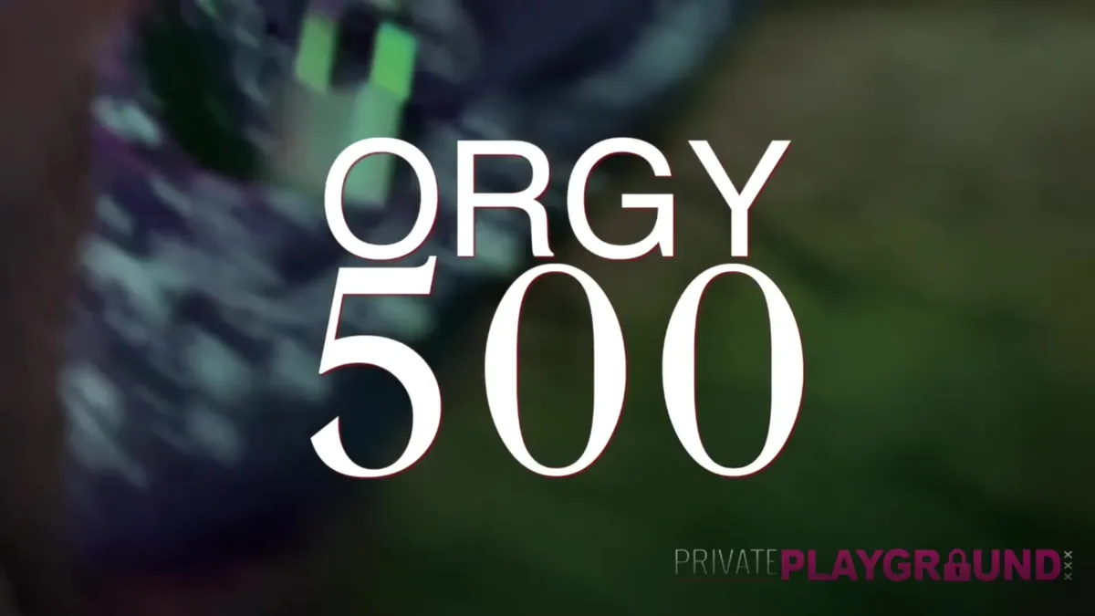 Private Playground XXX Celebrates 500 Orgies with a Live Party Gay Porn