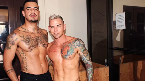 Archer Croft's Five-Day Load Gets Pounded by Arturo Santos Gay Porn