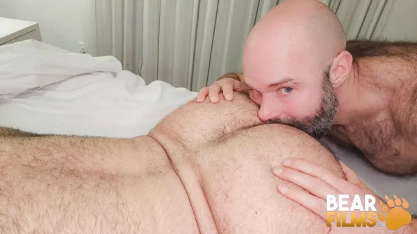 Bare Ranger & Blueheeler Turn Couch Talk Into Bear Flip Fuck Gay Porn 9