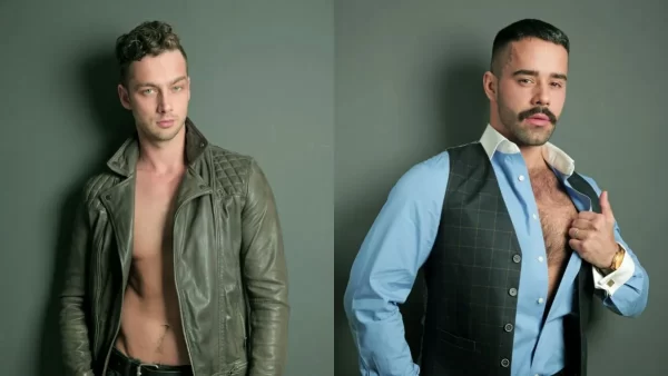 Damon Heart and Teddy Torres in the Agent's Office Gay Porn