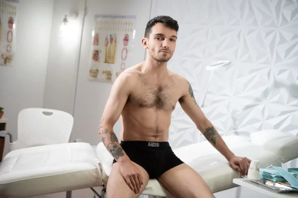Dentist Cole Connor Lets Jack Desfeux Drill His Ass Gay Porn 10