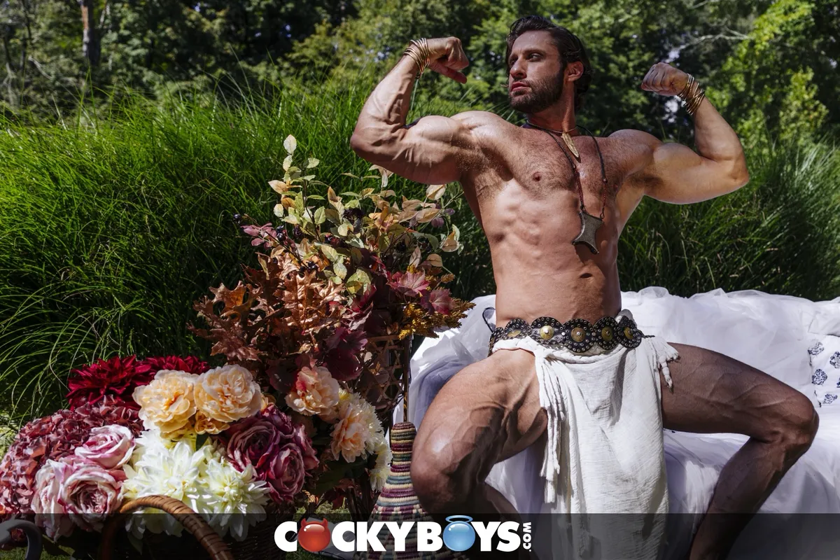 Dom King Owns Hunter as Dionysus in Gods & Heroes 2