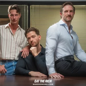 Eat the Rich: Ryan Orion Used by Paul Wagner & Johnny Donovan Gay Porn