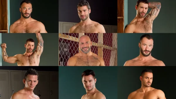 Jessy Ares Turns the Recording Studio into a 4-Man Fuck Fest Gay Porn